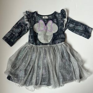 Pippa & Julie x Disney Minnie Foil Denim Tutu Dress